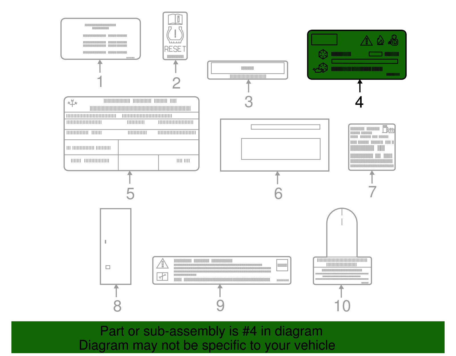 Info Label - BMW (71236832287)