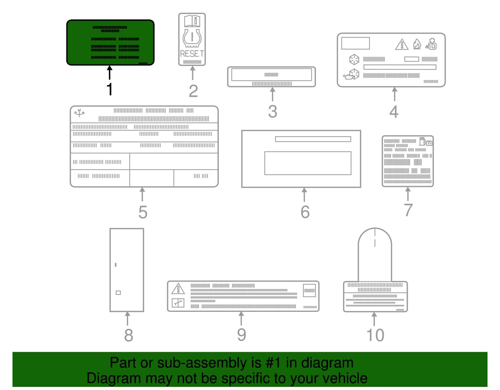 Info Label - BMW (71217352915)