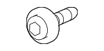 C2Z1191 - Body: License Bracket Screw for Jaguar Image