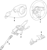 255506LB1B - Steering: Switch for Nissan: Kicks Image