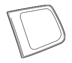 627200E100 - : Quarter Glass for Toyota: Highlander Image