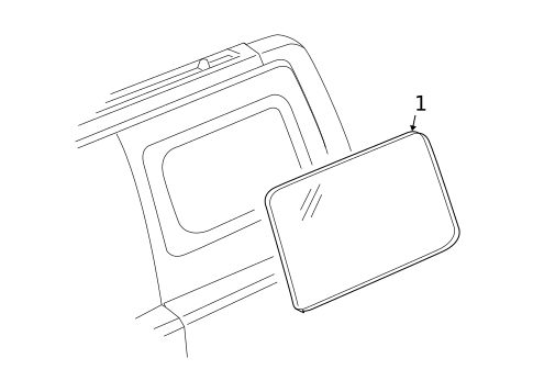 Glass & Hardware for 2006 Hummer H3 #0