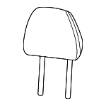 7KN801B3AA - Body: Headrest, Outer for Mopar Image
