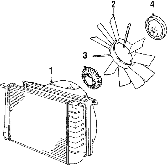 17111723327 - Cooling System: Shroud for BMW Image