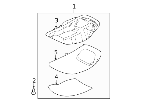 Overhead Console for 2003 Chevrolet Impala #2