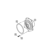 6100266 - Cooling: Bolt And Washer for Chrysler: 300, Pacifica, Sebring, Town &amp; Country | Dodge: Avenger, Challenger, Charger, Grand Caravan, Journey, Magnum, Ram 1500 Image