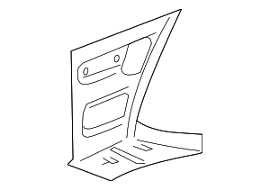 15174855 - Body: Passenger Side Front Compartment Side Rail Closeout Panel for GM Image