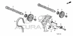 14100RKG010 - : Camshaft, Front for Acura Image