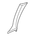 5W7Z5403598AAA - Body: Windshield Pillar Trim for Mercury: Grand Marquis Image