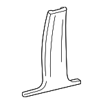 1W7Z5424347AAA - Body: Center Pillar Trim for Ford: Crown Victoria | Mercury: Grand Marquis, Marauder Image