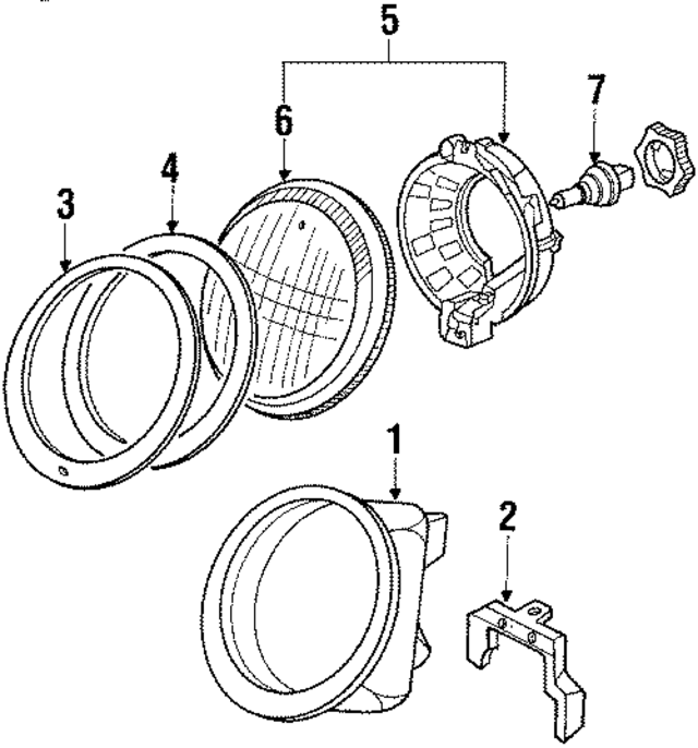 91150301603GRV - Electrical: Headlamp Housing for Porsche Image