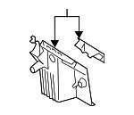 51166819870 - Body: Insert for BMW: 740e xDrive, 740i, 740i xDrive, 745e xDrive, 750i, 750i xDrive, M760i xDrive Image