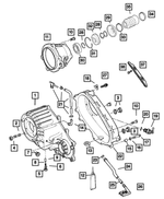 5072315AA - Transfer Case Model 242 [DHP]: Transfer Front Case for Jeep: Liberty Image