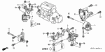 90167S5A010 - Body/Air Conditioning: BOLT, FLANGE (12X88) for Honda Image