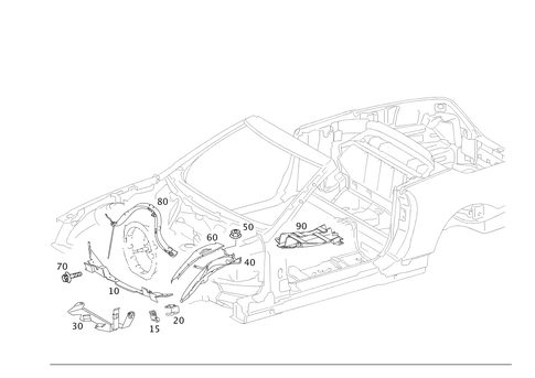 Cable Covering & Cable Ducts for 2011 Mercedes-Benz SL63 AMG #0