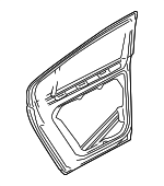 3C5833056H - Body: Door Shell for Volkswagen: Passat Image