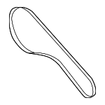 9936331120 - : 2001-2003 Toyota Prius - Serpentine Belt for Toyota Image