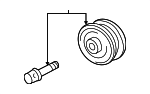 1663021020 - Cooling System: Idler Pulley for Toyota Image