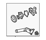 251002T010 - Cooling System: Water Pump Assembly for Hyundai Image