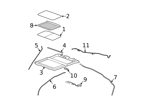 Roof for 2005 Cadillac CTS #0