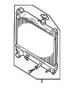 1770077E20 - Cooling System: Radiator for Suzuki Image