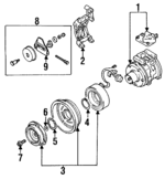 MR398887 - : Tension Pulley for Mitsubishi Image
