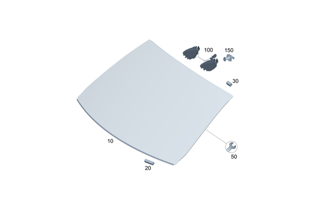 2516710020 - Window System: Seal for Mercedes-Benz Image image