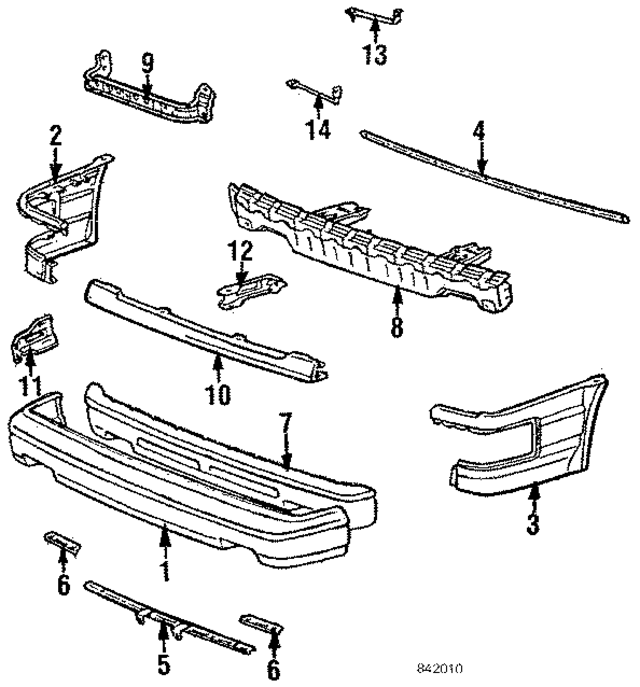 5211512160 - : Bumper Bracket for Toyota Image