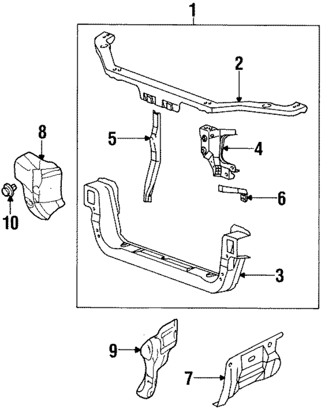 MR185645 - : Under Cover for Mitsubishi Image