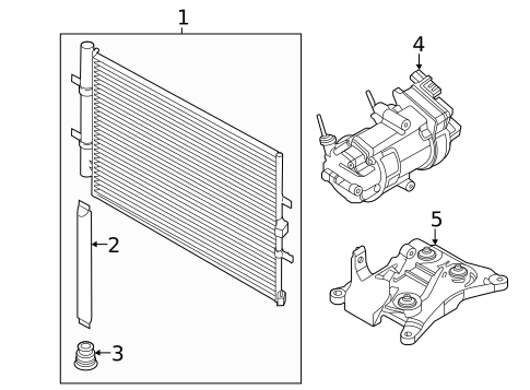 A/C Accumulator/Receiver Drier for 2024 Ford E-Transit #0