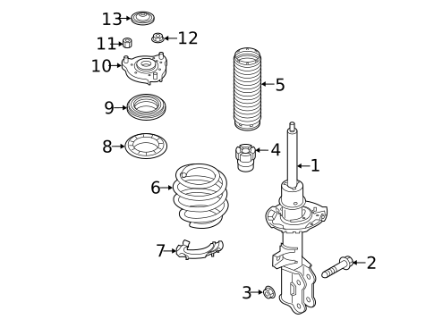 Struts & Components for 2021 Hyundai Tucson #0