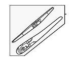 287809CN0A - Body: Wiper Arm Assembly for Infiniti Image