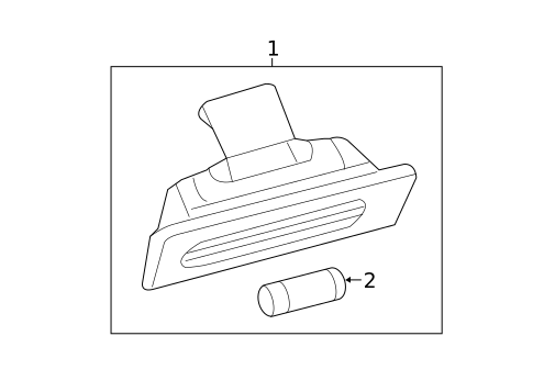 License Lamps for 2016 Porsche Panamera #2