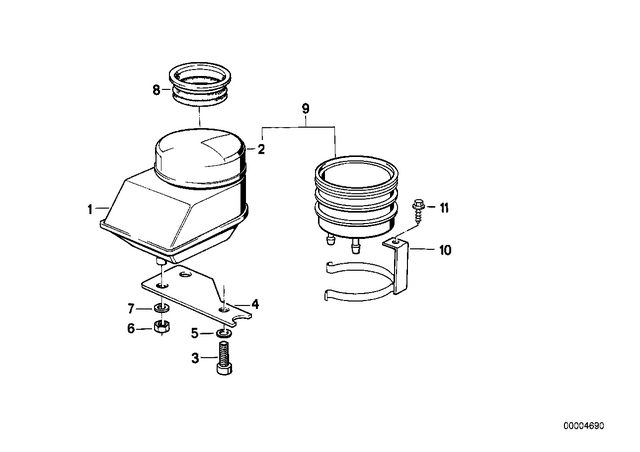 34311451978 - : Holder for BMW-Motorrad Image