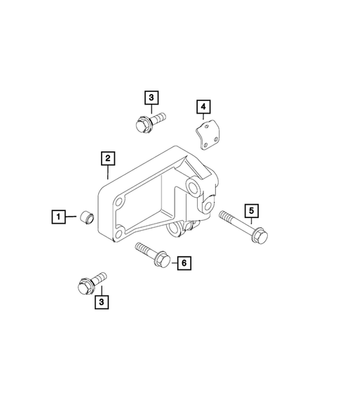 Engine Mounting for 2014 Ram ProMaster 2500 #1