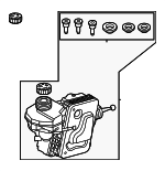 34505B6F425 - Body: Booster Assembly for BMW Image