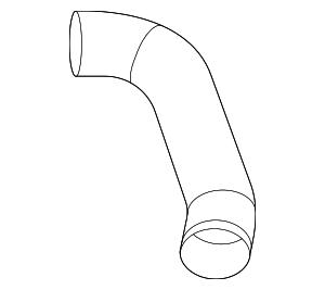 4M0145980C - Fuel System: Turbocharger Intercooler Pipe for Audi Image