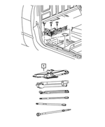 52110392AA - Labels: Jack Caution Label for Mopar Image