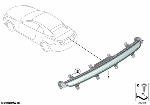 Third Stoplamp for 2010 BMW 650iX #0