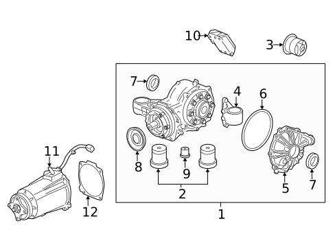 Axle & Differential for 2021 Chevrolet Blazer #4