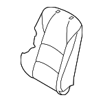 71074WB014 - Body: Seat Back Cover for Scion: iA | Toyota: Yaris, Yaris iA Image