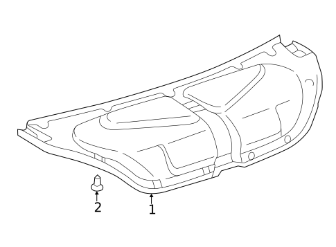 Interior Trim - Trunk for 2005 Toyota Solara #0
