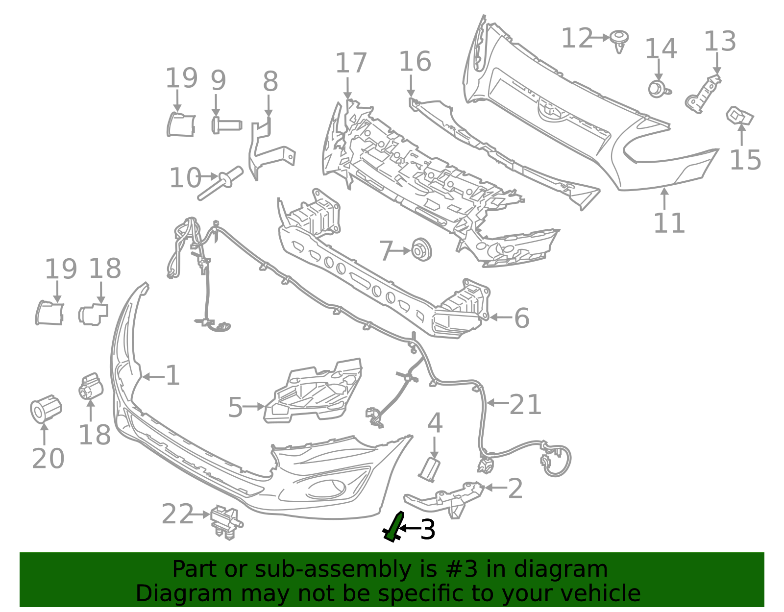 S442 2014-2023 Ford Bumper Cover Screw -W701107-S442 | TascaParts.com