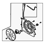 25380K2000 - Cooling System: Fan Module for Hyundai: Venue Image