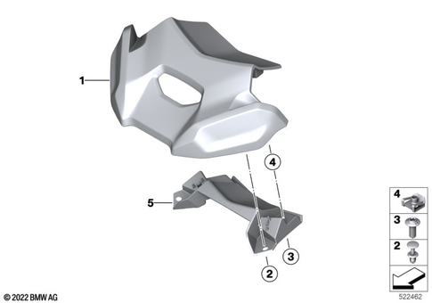 Front Wheel Fender for 2017 BMW-Motorrad F 850 GS Adventure #0