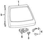 760117010 - Body: Striker for Subaru: DL, GL, GL-10, Justy, RX, Standard, XT Image