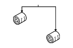 958599257R - Suspension: Rear Insulator for Porsche Image