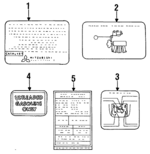 MD188624 - Body: Emission Label for Mitsubishi Image
