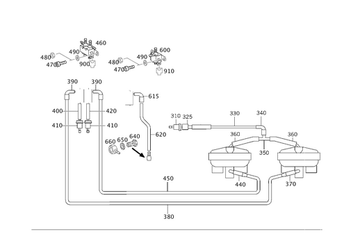 Actuation of Differential Lock, Vacuum for 2018 Mercedes-Benz G63 AMG #0