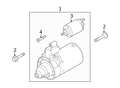 Starter for 2014 Audi S4 #1